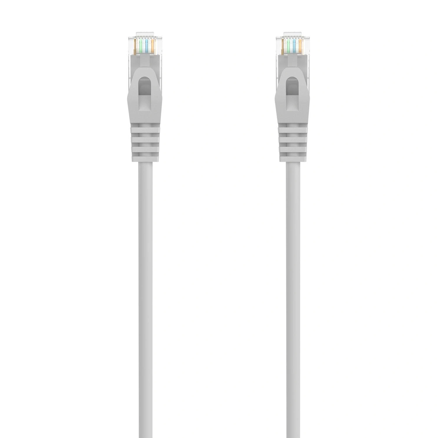 AISENS Cable de Red Latiguillo RJ45 LSZH Cat.6A 500 Mhz UTP AWG24, Gris, 1.5M