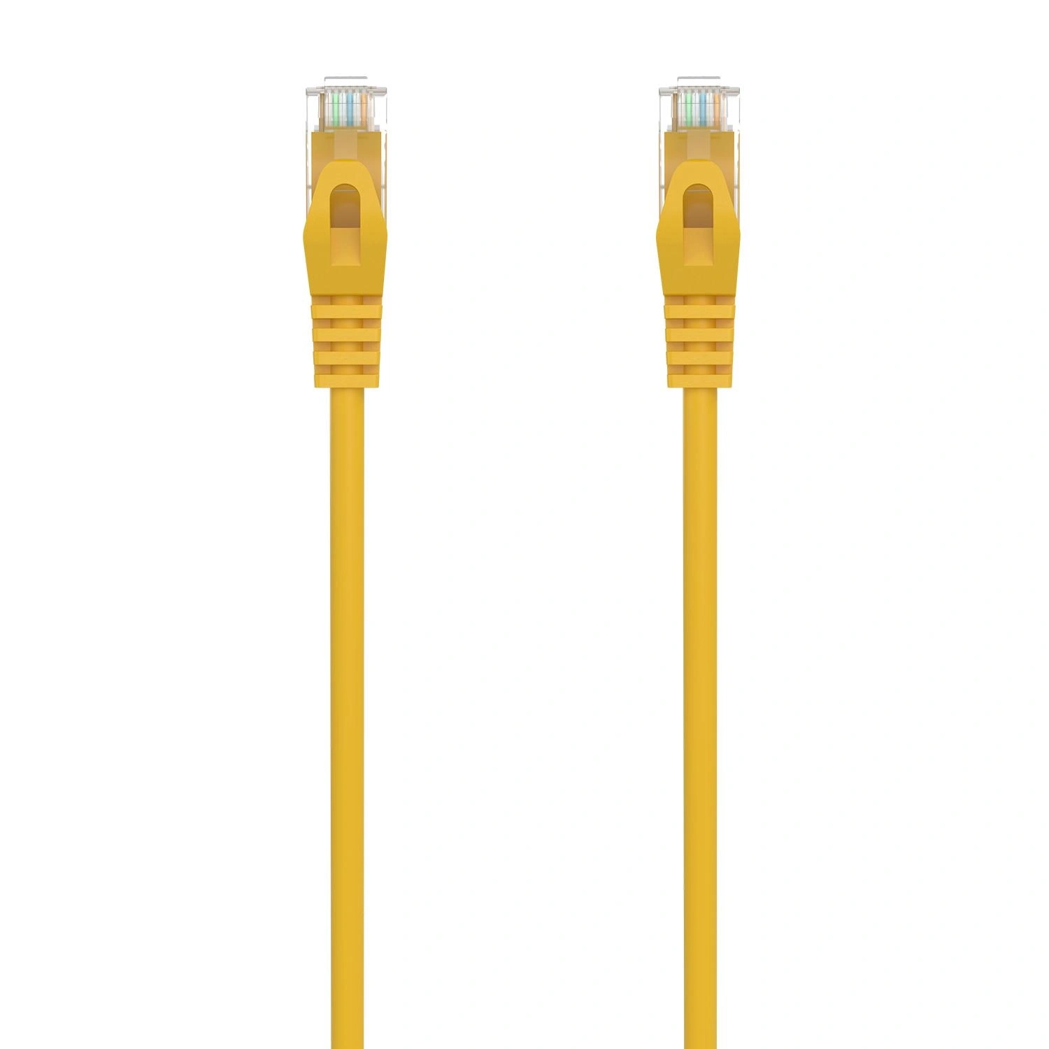 AISENS Cable de Red Latiguillo RJ45 LSZH Cat.6A 500 Mhz UTP AWG24, Amarillo, 1.5M