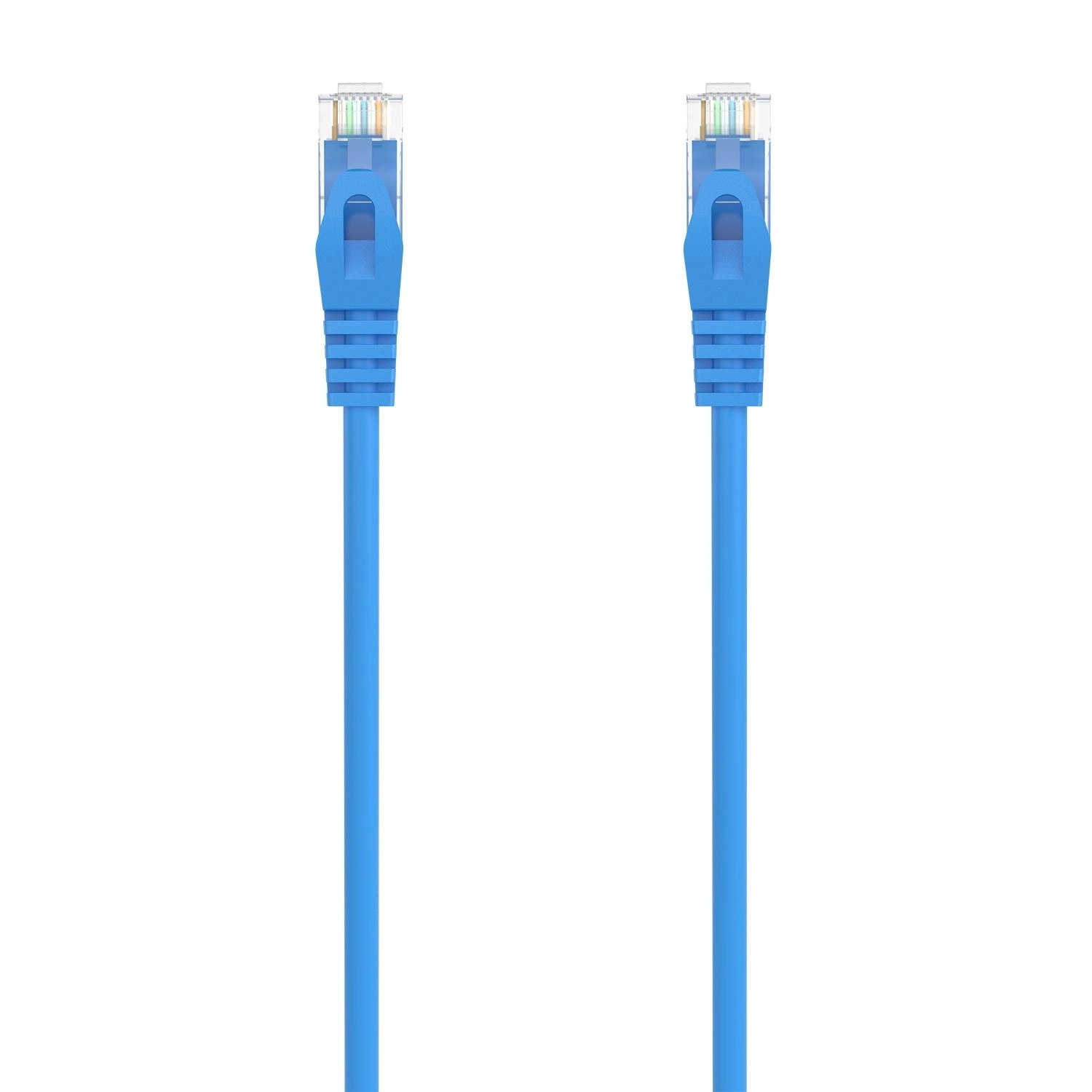 AISENS Cable de Red Latiguillo RJ45 LSZH Cat.6A 500 Mhz UTP AWG24, Azul, 3.0M