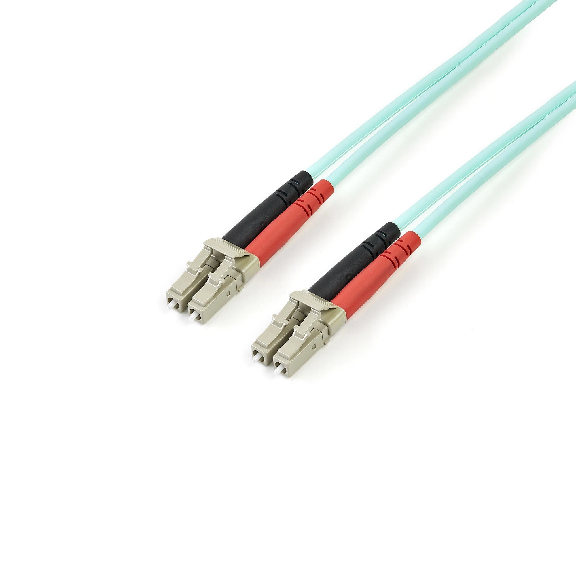StarTech.com Cable de 3m de Fibra Óptica Multimodo OM3 LC a LC UPC - Full Duplex 50/125µm - para Redes de 100G - LOMMF/VCSEL - Pérdida Baja al In