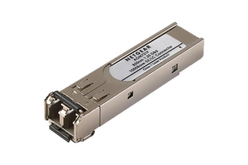 NETGEAR AGM731F red modulo transceptor Fibra óptica 1250 Mbit/s SFP 850 nm