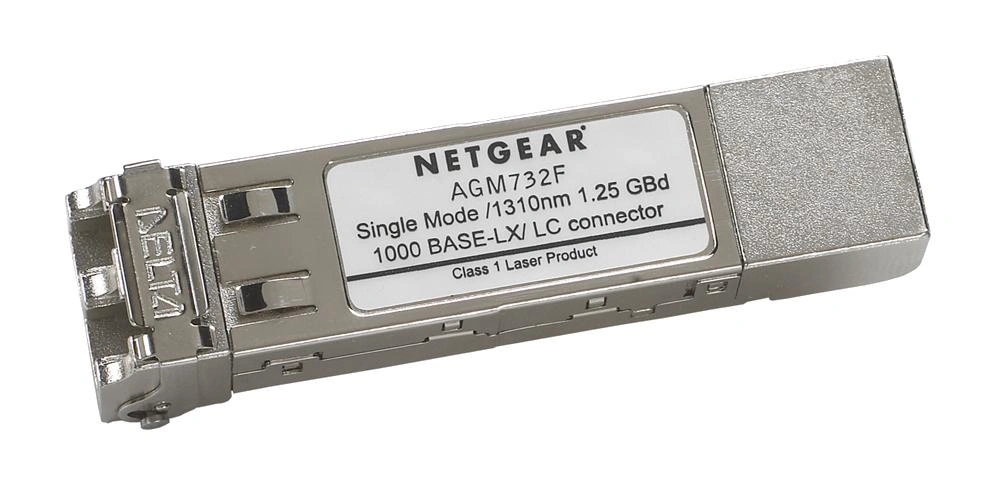 NETGEAR Fibre Gigabit 1000Base-LX (LC) SFP GBIC Module red modulo transceptor