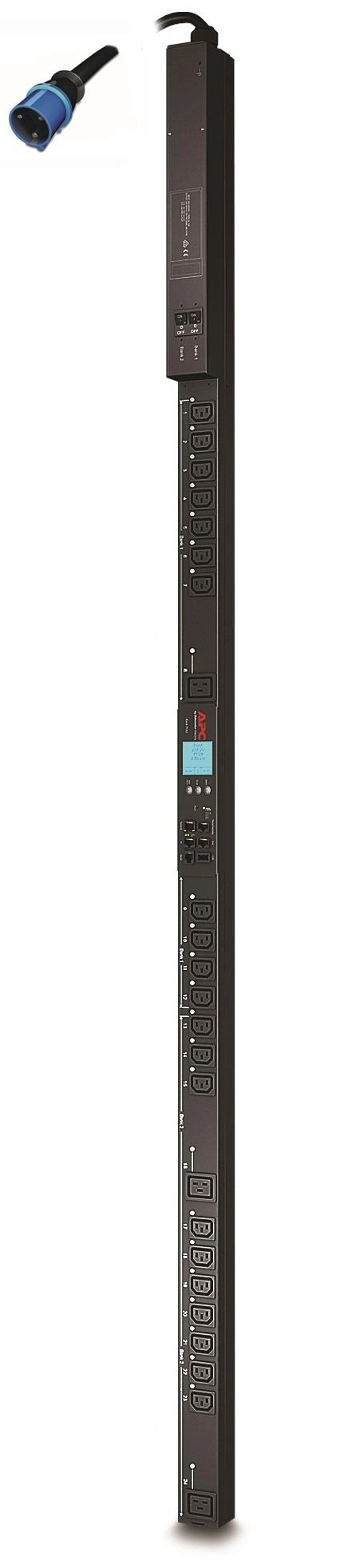 APC Switched Rack PDU unidad de distribución de energía (PDU) 24 salidas AC 0U Negro