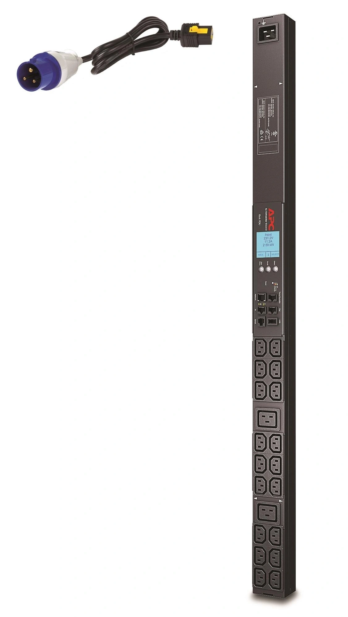 APC AP8858EU3 unidad de distribución de energía (PDU) 20 salidas AC 0U