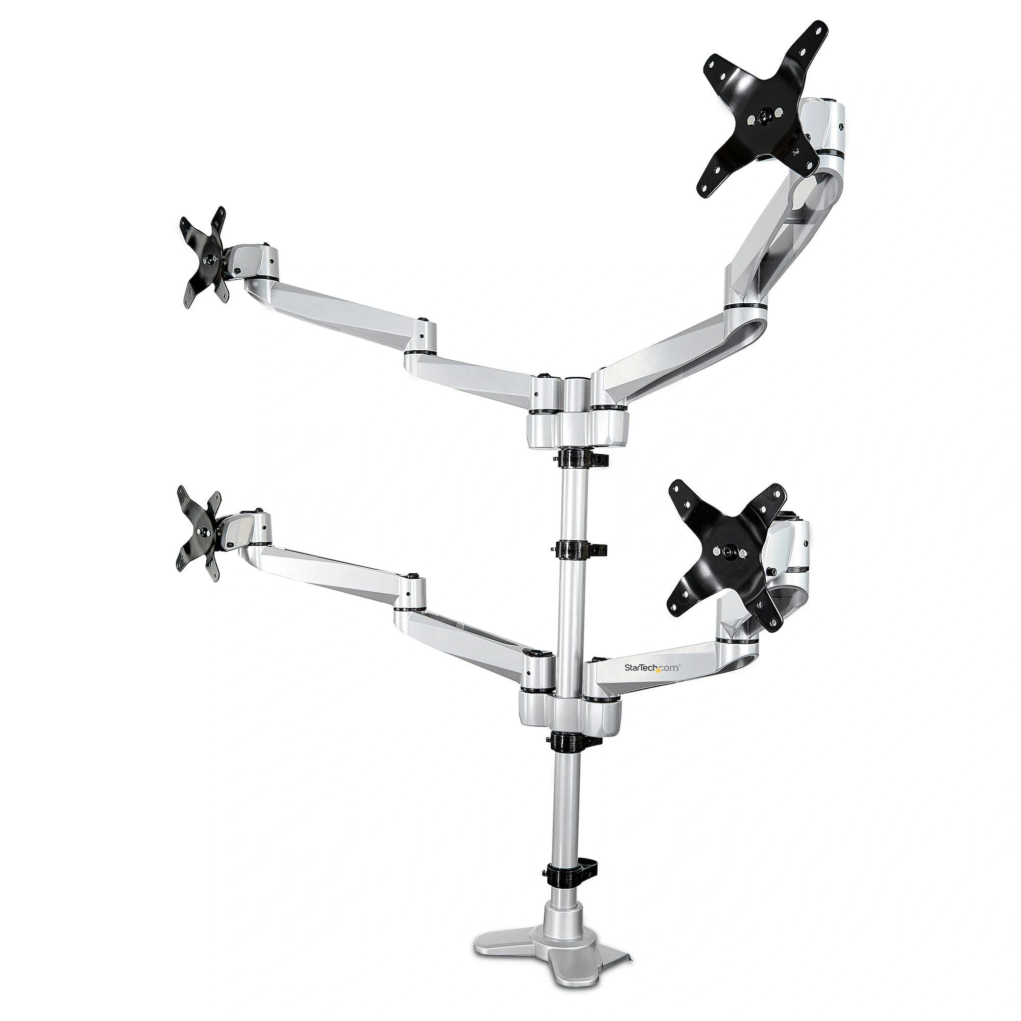 StarTech.com Soporte de Montaje para Cuatro Monitores - con Movimiento Total - Premium