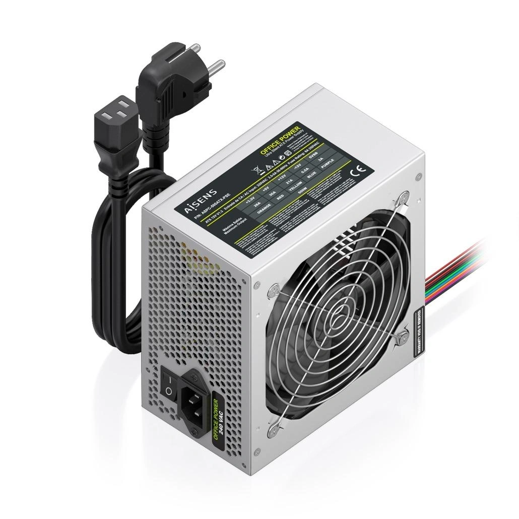 Aisens Fuente De Alimentación Aspc-500atx-pse/500w/ventilador 12cm – imagen 2