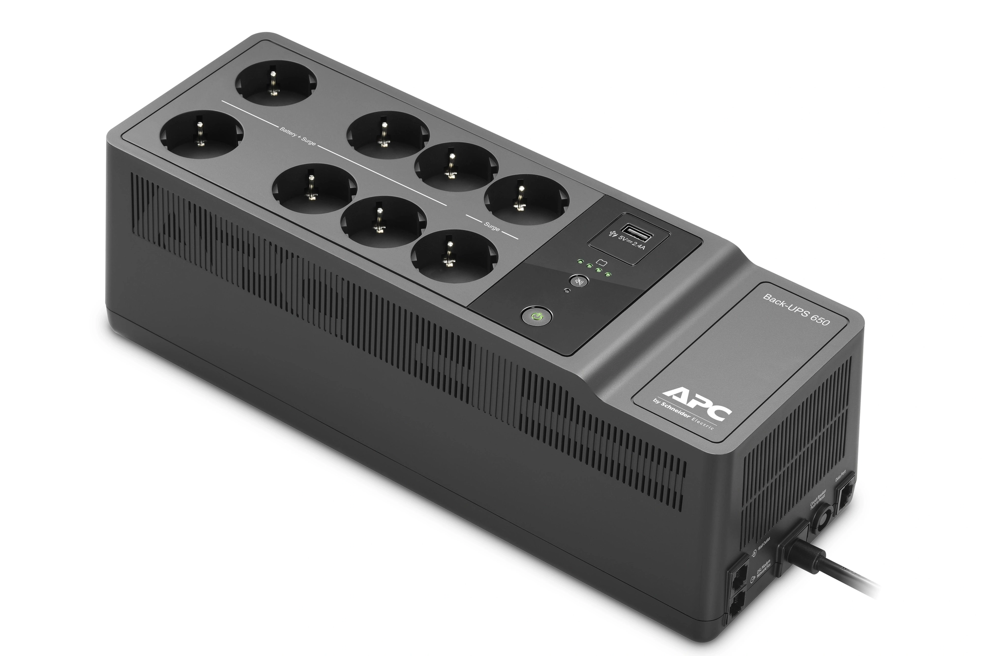 APC Back-UPS 650VA 230V 1 USB charging port - (Offline-) USV sistema de alimentación ininterrumpida (UPS) En espera (Fuera de línea) o Standby (O