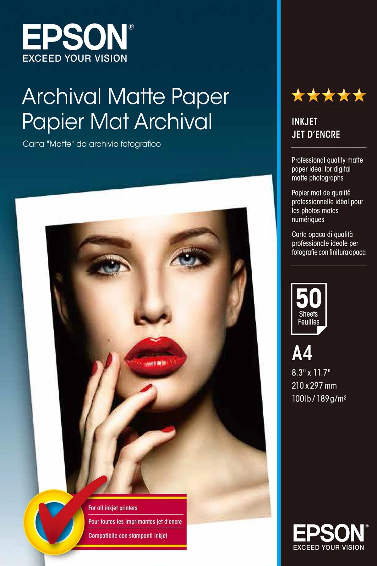 Epson Archival Matte Paper - A4 - 50 hojas