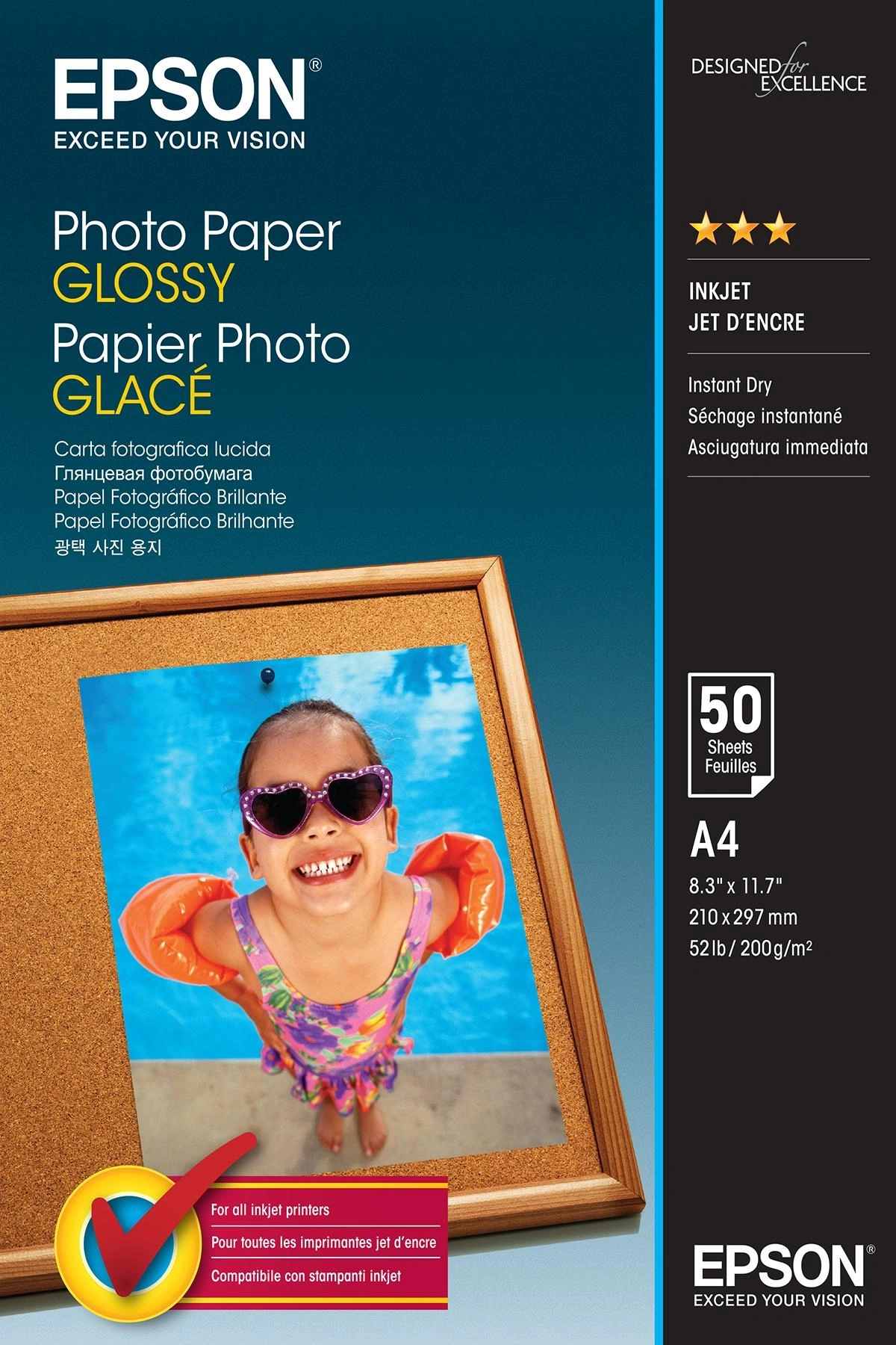 Epson Papel Fotográfico A4 Brillante 50 Hojas – imagen 2