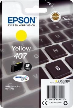 Epson 407 cartucho de tinta amarillo (original) – imagen 2