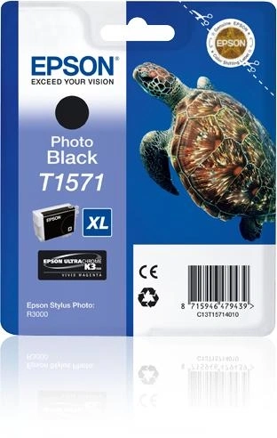 Epson Turtle Cartucho T1571 negro foto
