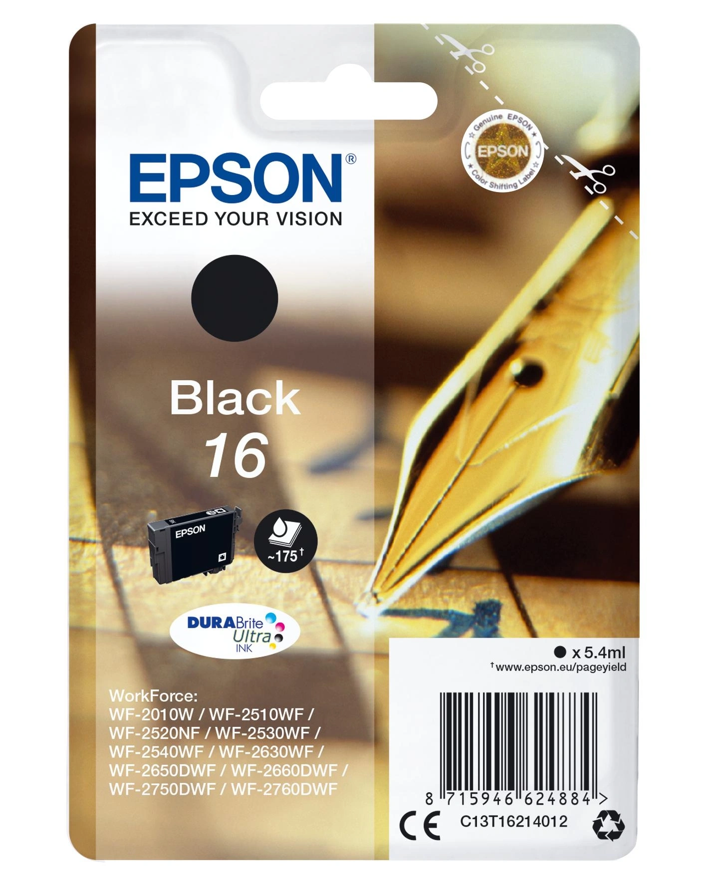 Epson Pen and crossword Cartucho 16 negro (etiqueta RF) – imagen 3