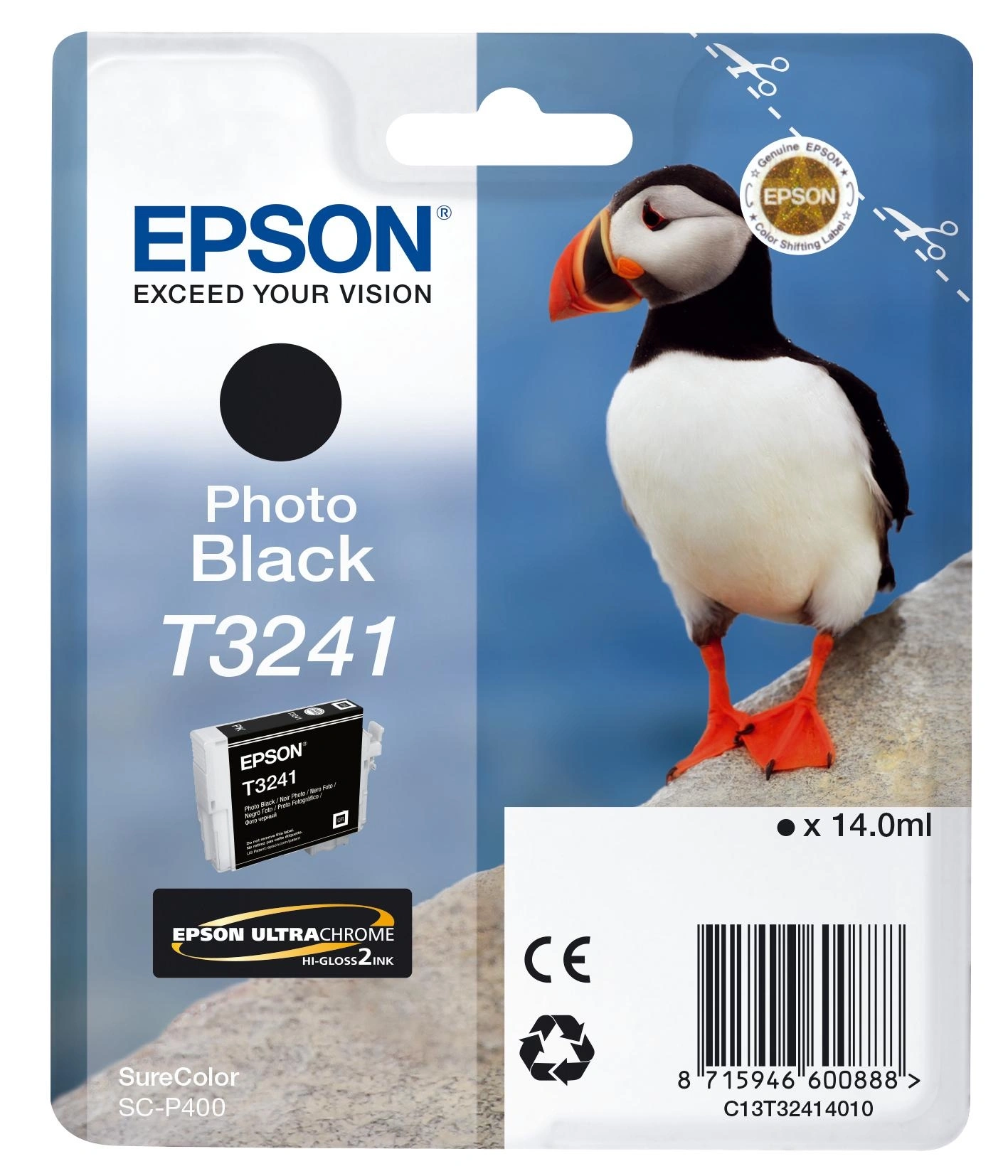 Cartucho Tinta Epson C13T32414010 Negro Ultrachrome Hi-Gloss2 – imagen 2