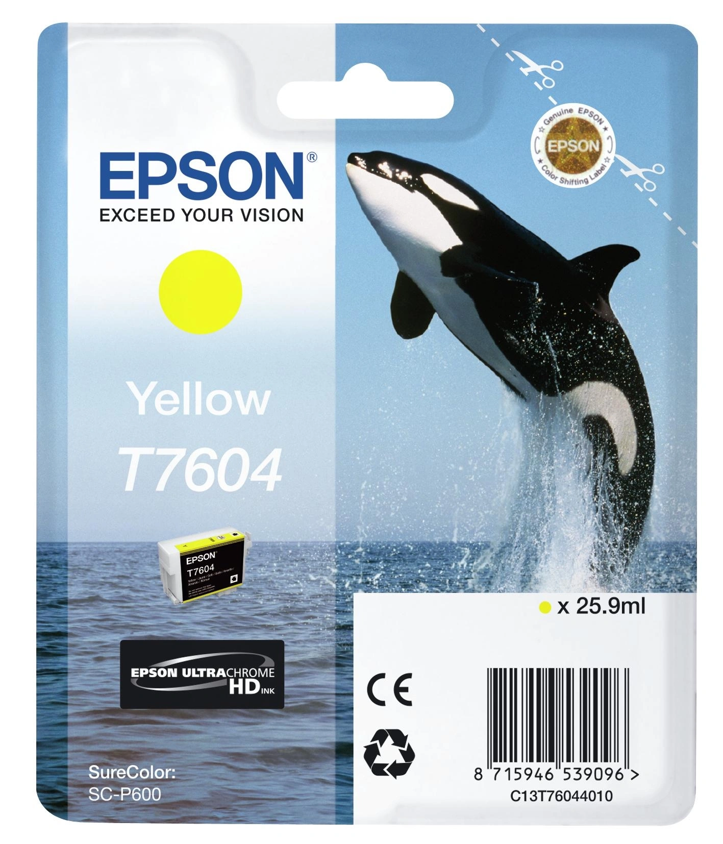 Epson T7604 Amarillo