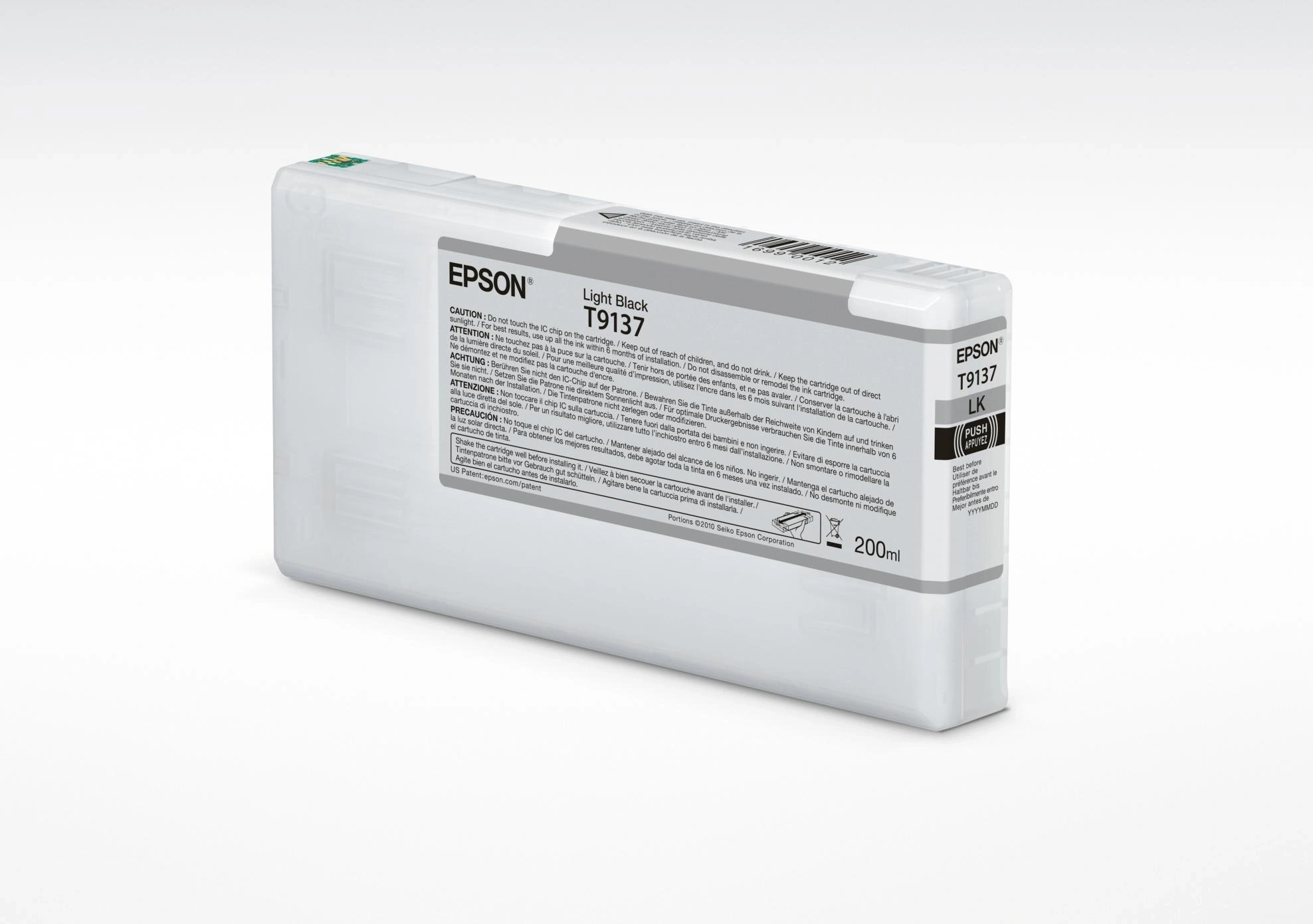 Epson T9137 Light Black Ink Cartridge (200ml)
