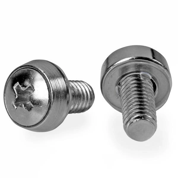 StarTech.com Paquete de 100 Tornillos de Montaje M6x12mm