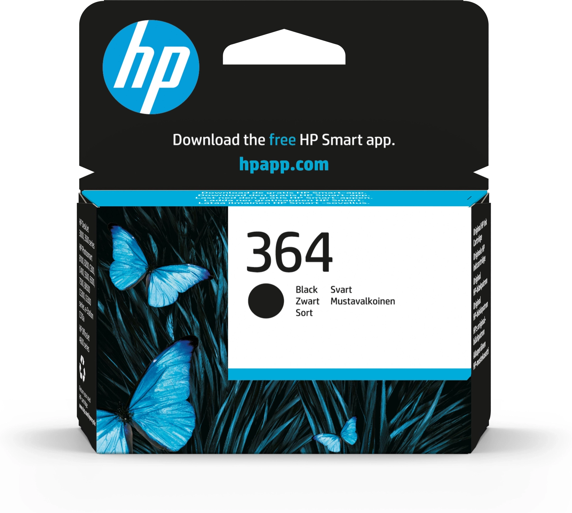 HP Cartucho de tinta original 364 negro