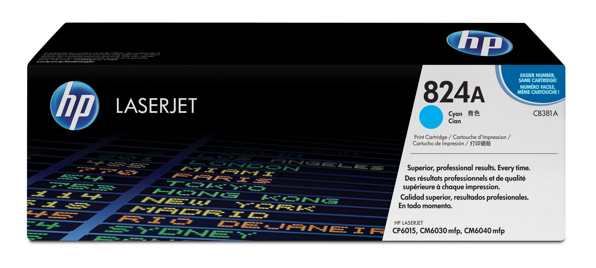 HP Cartucho de tóner original LaserJet 824A cian