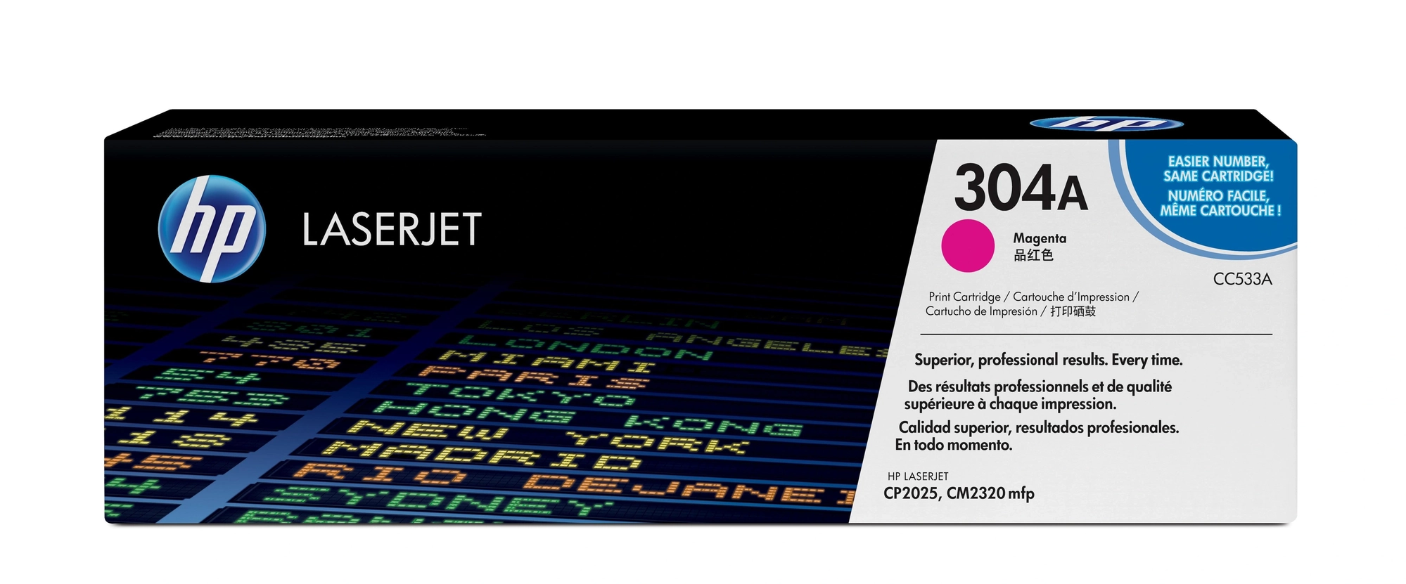 HP Cartucho de tóner original LaserJet 304A magenta