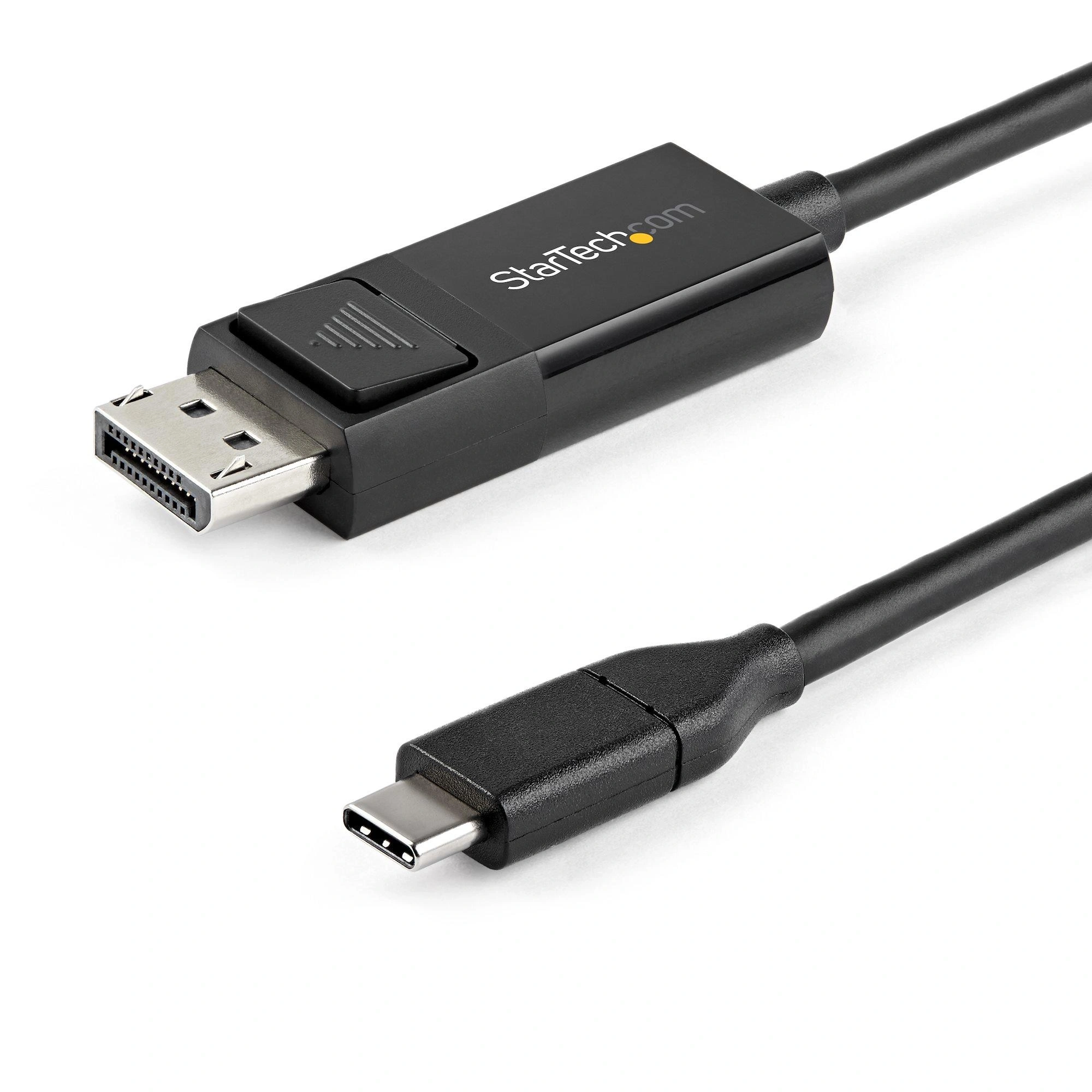 StarTech.com Cable de 1m USB C a DisplayPort 1.2 de 4K a 60Hz - Cable Adaptador de Vídeo Bidireccional DP a USB-C o USB-C a DP Reversible - HBR2/