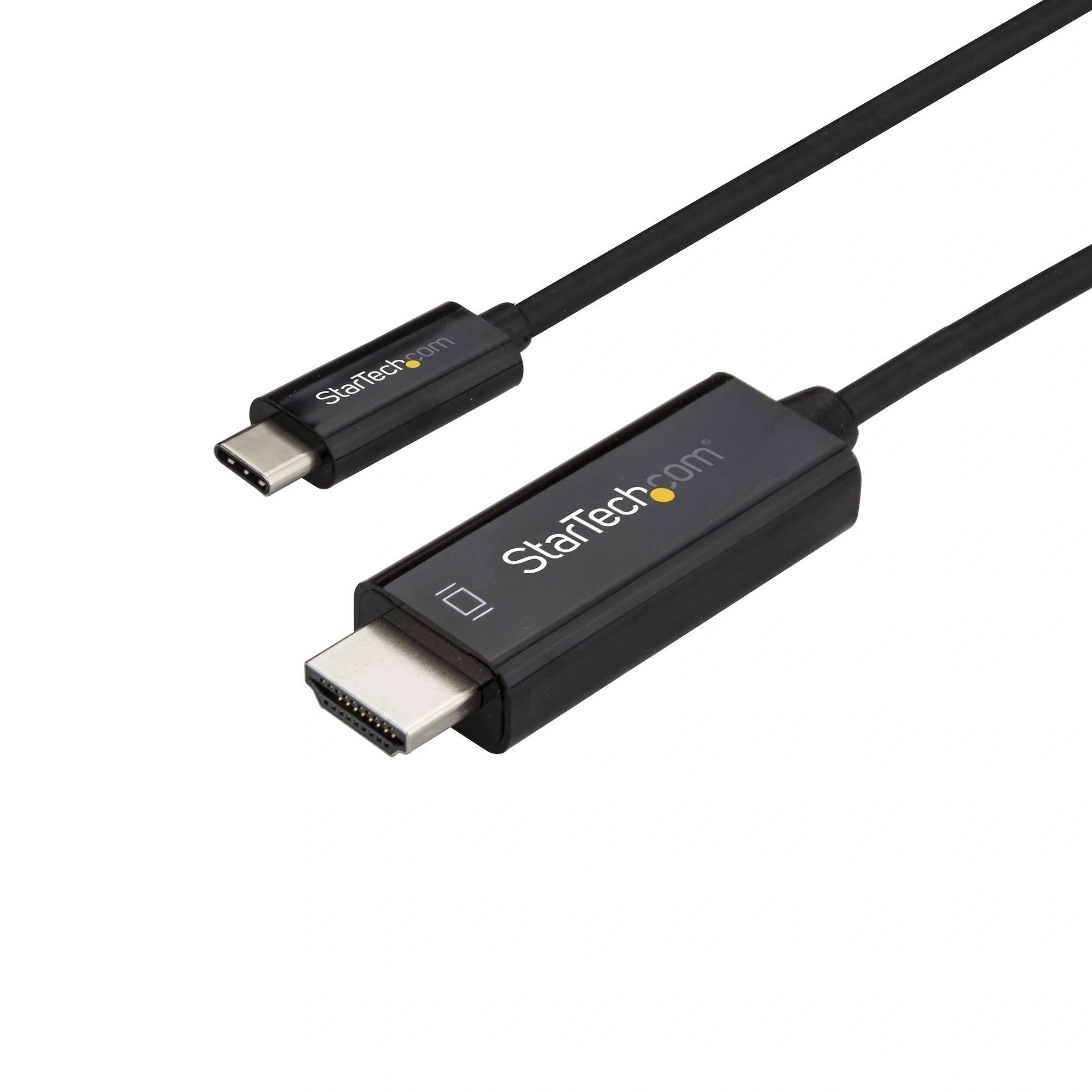 StarTech.com Cable de 3m USB C a HDMI - Cable Adaptador de Vídeo USB Tipo C a HDMI 2.0 4K de 60Hz - Compatible con Thunderbolt 3 - Portátil a Mon