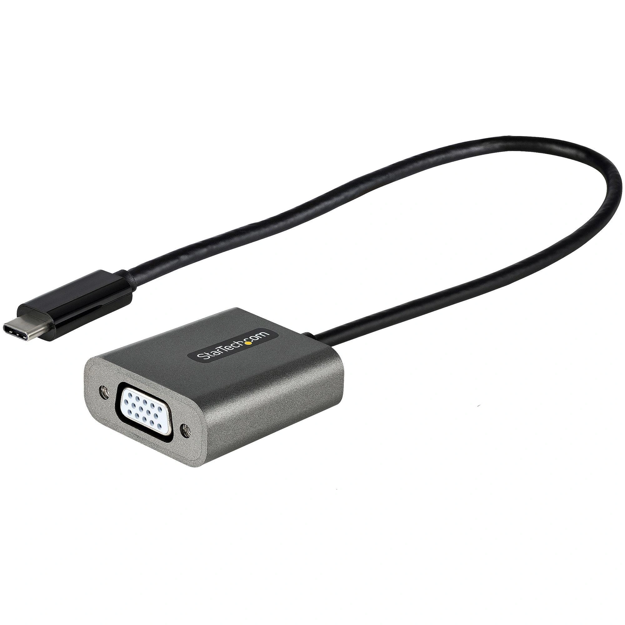 StarTech.com Adaptador USB C a VGA - Convertidor de Vídeo USB Tipo C a VGA de 1080p - Dongle USB-C Compatible con Thunderbolt 3 - Cable de 30cm - – imagen 2