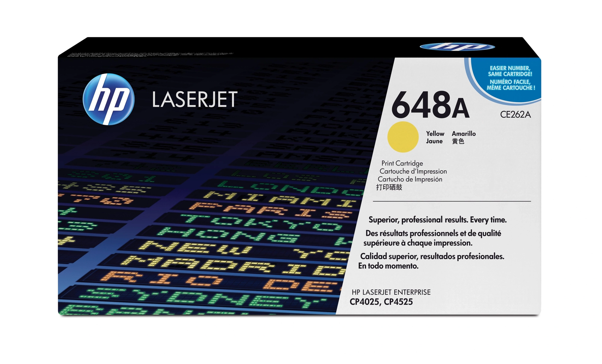 HP Cartucho de tóner original LaserJet 648A amarillo