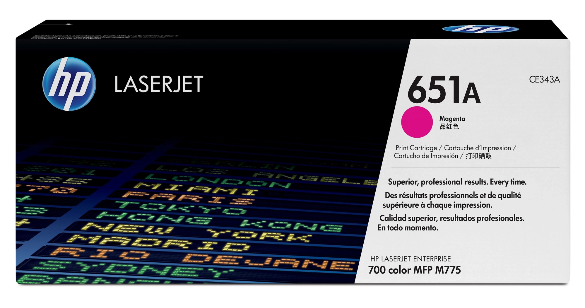 HP Cartucho de tóner original LaserJet 651A magenta
