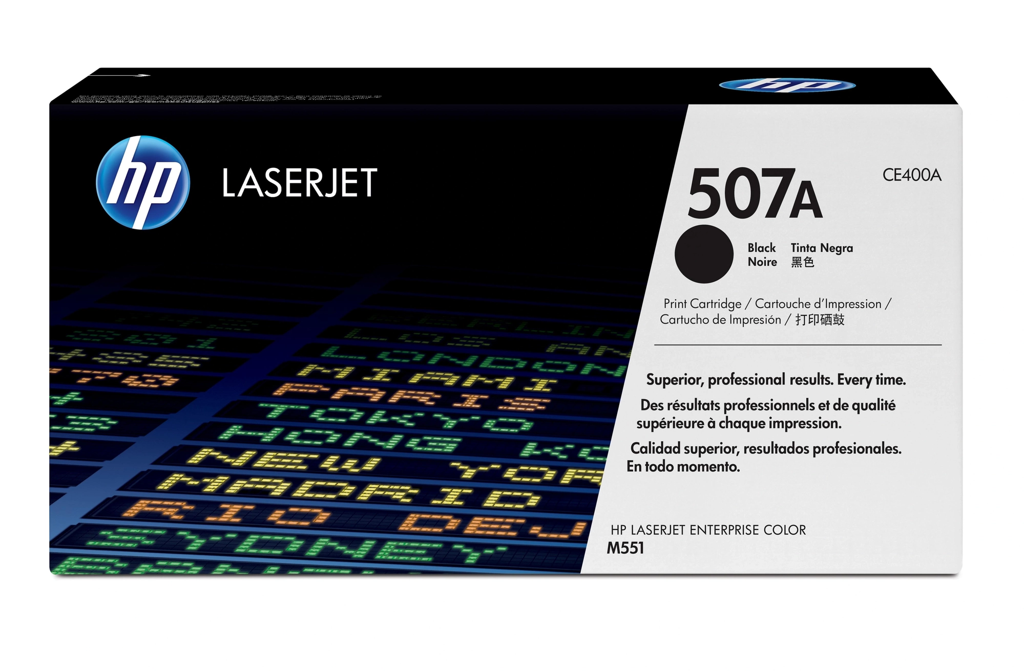 HP Cartucho de tóner original LaserJet 507A negro