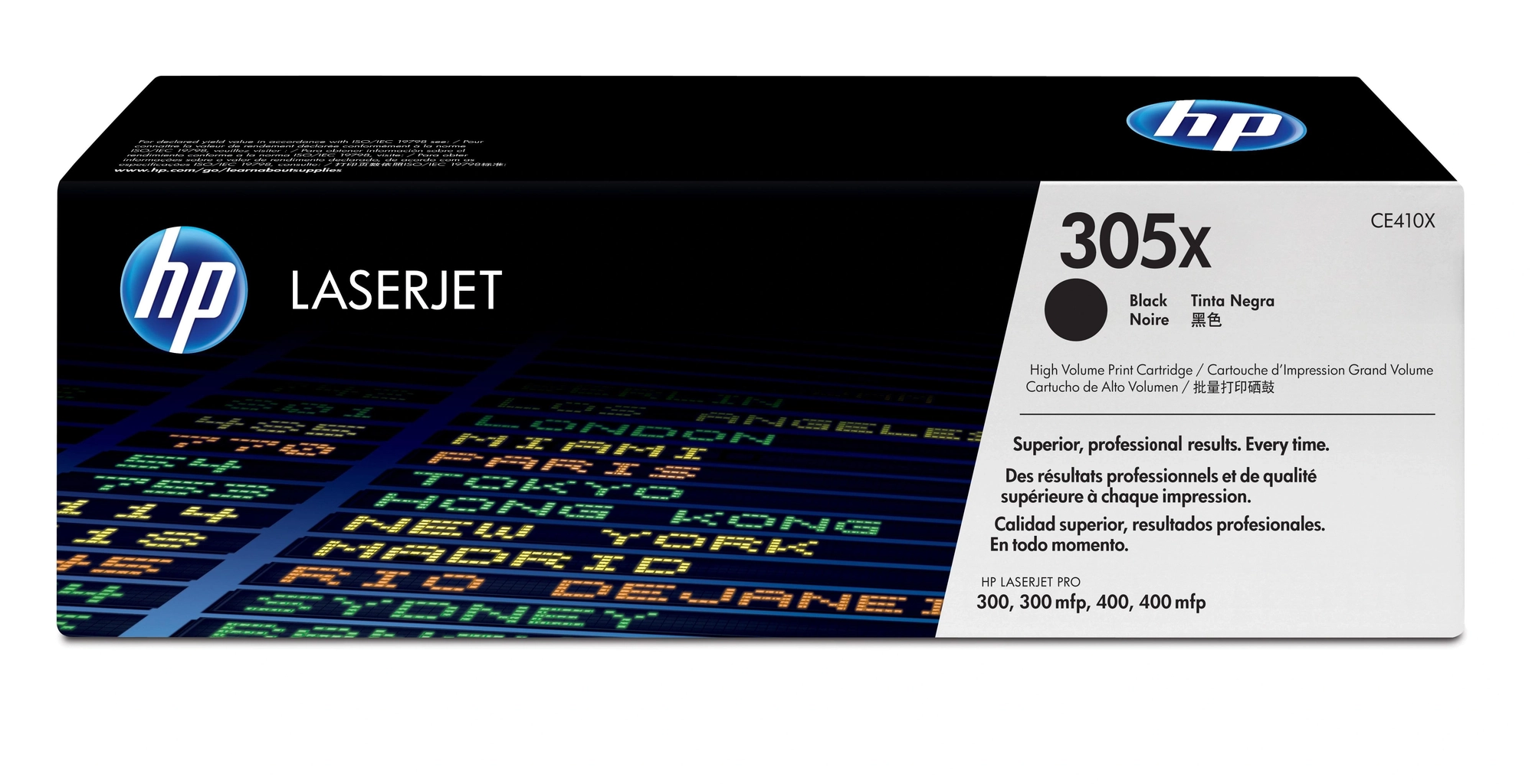 HP Cartucho de tóner original LaserJet 305X de alta capacidad negro