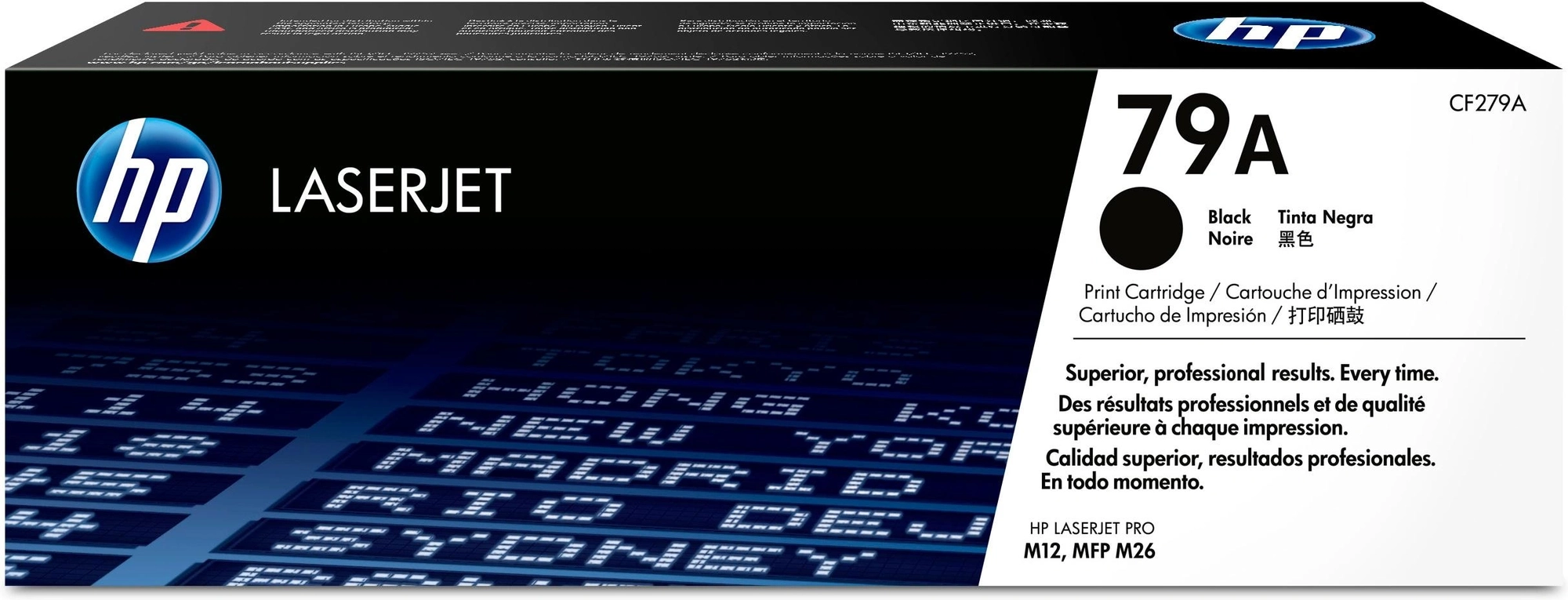 HP Cartucho de tóner Original LaserJet 79A negro