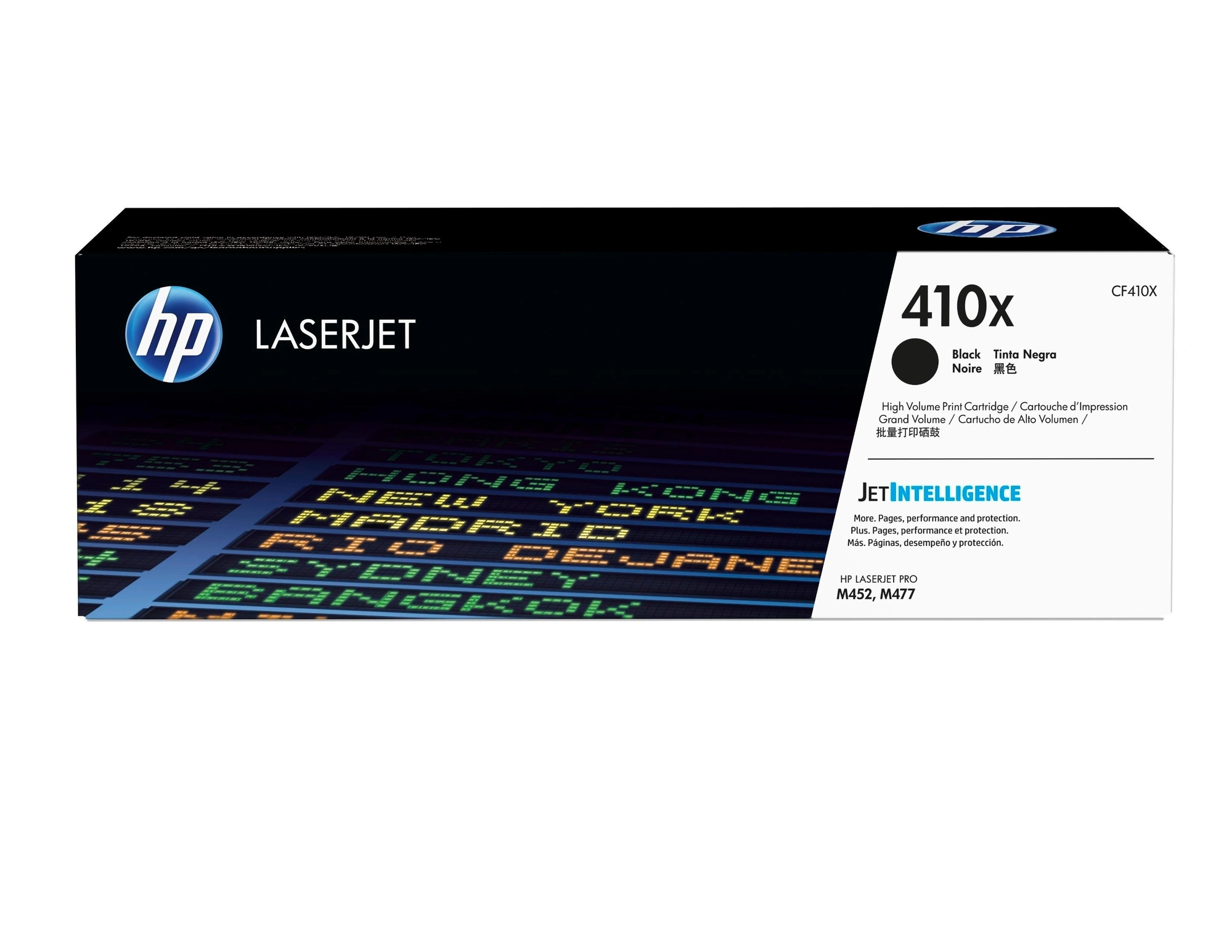 HP Cartucho de tóner original LaserJet 410X negro de alta capacidad