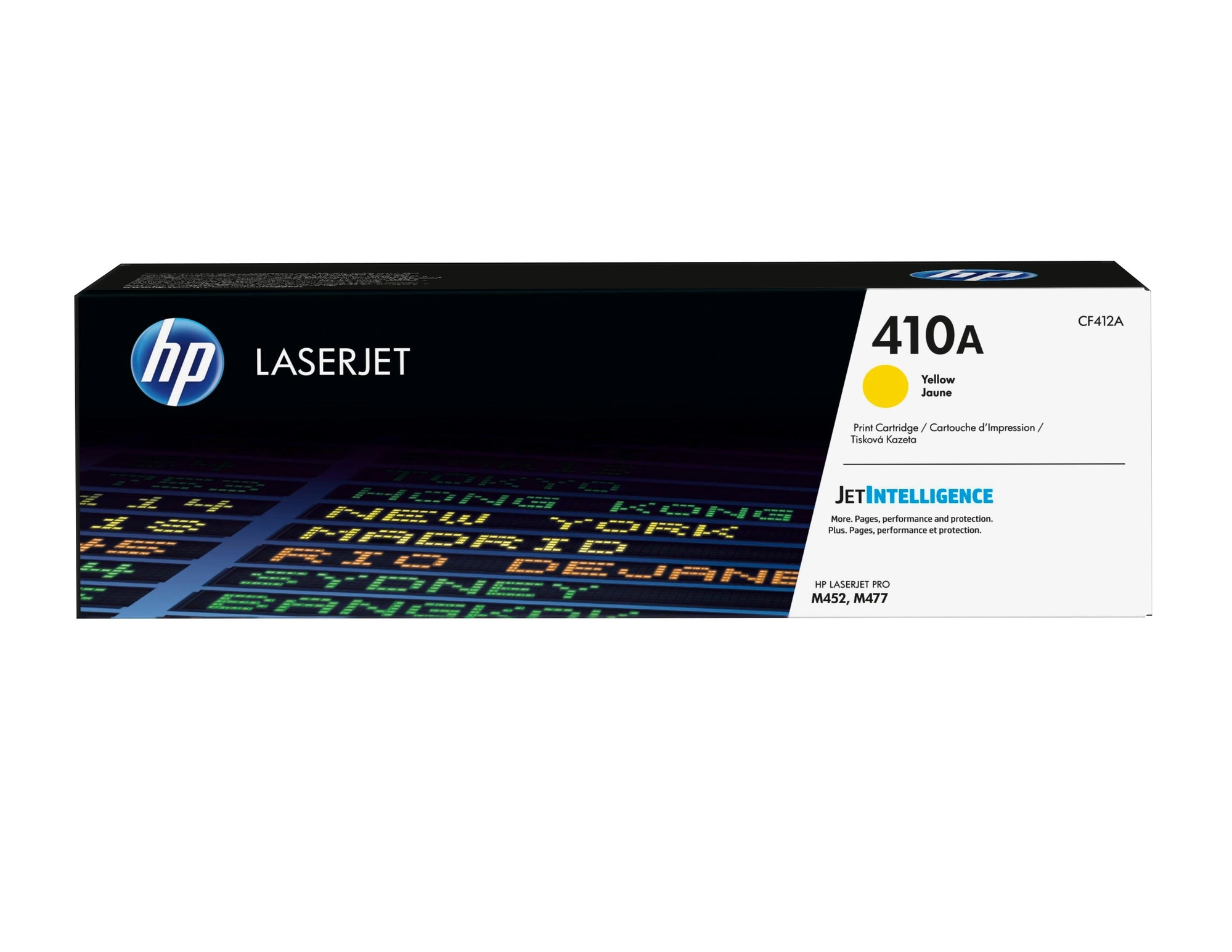 HP Cartucho de tóner original LaserJet 410A amarillo
