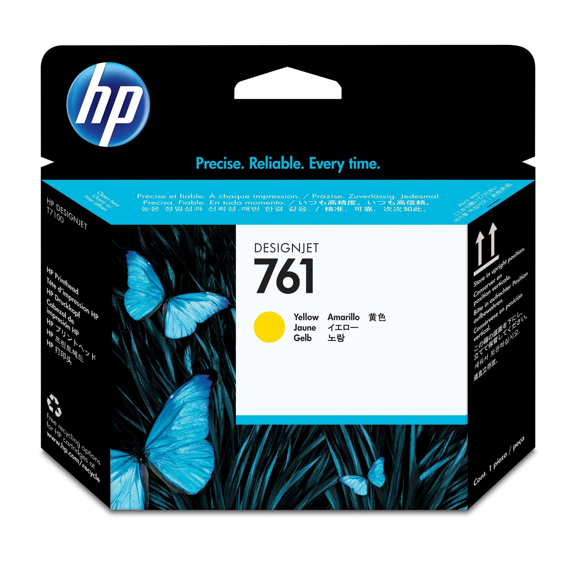 HP Cabezal de impresión Designjet 761 amarillo