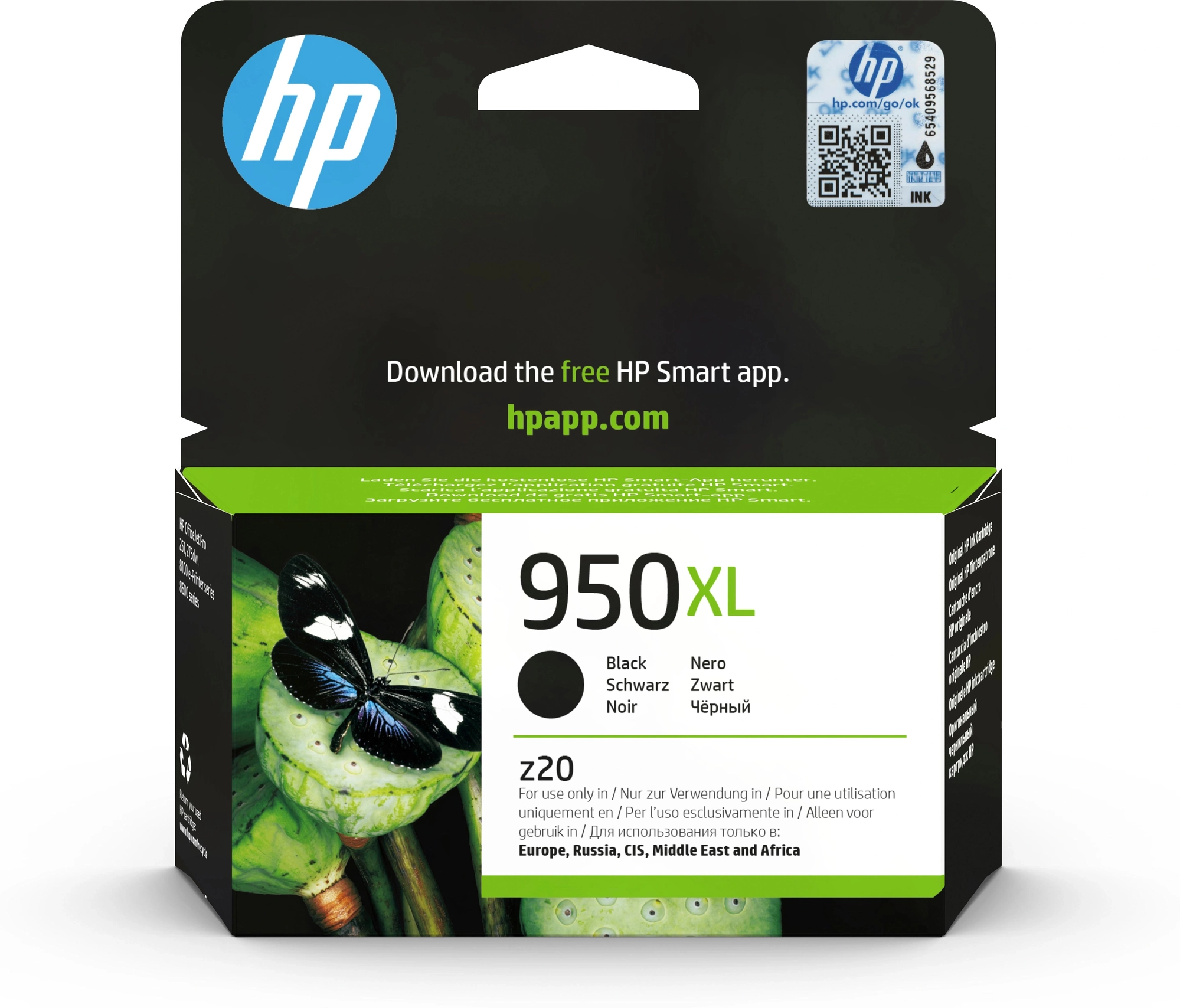 HP Cartucho de tinta original 950XL de alta capacidad negro