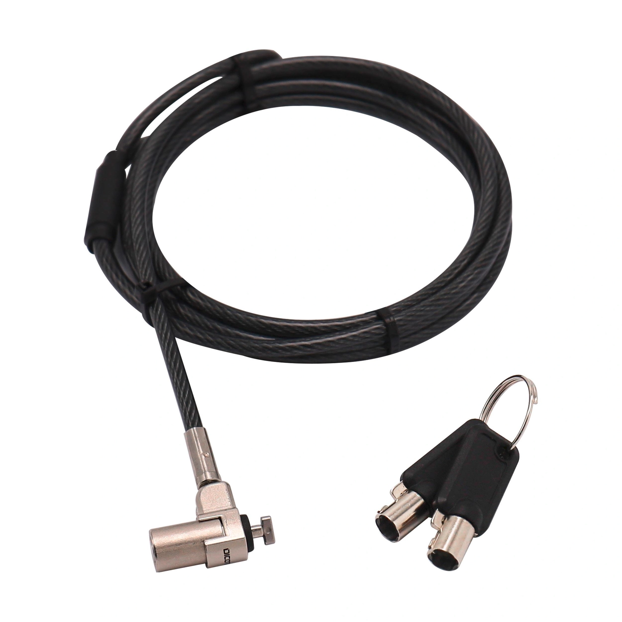 DICOTA D31831 cable antirrobo Negro, Plata 2 m