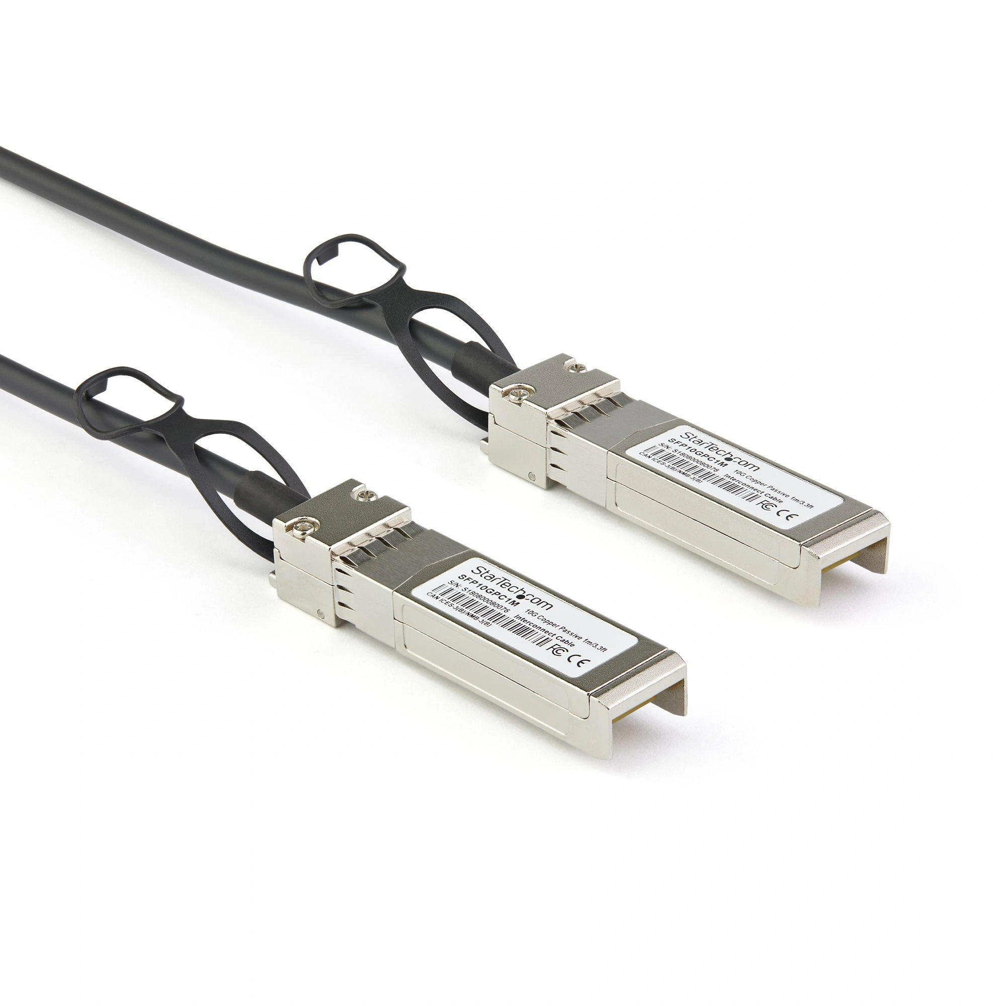 StarTech.com Cable de 1m Twinax SFP+ a SFP+ con Conexión Directa 10GbE- Compatible con DAC-SFP-10G-1M de Dell EMC - Cobre - DAC Transceptor/Mini