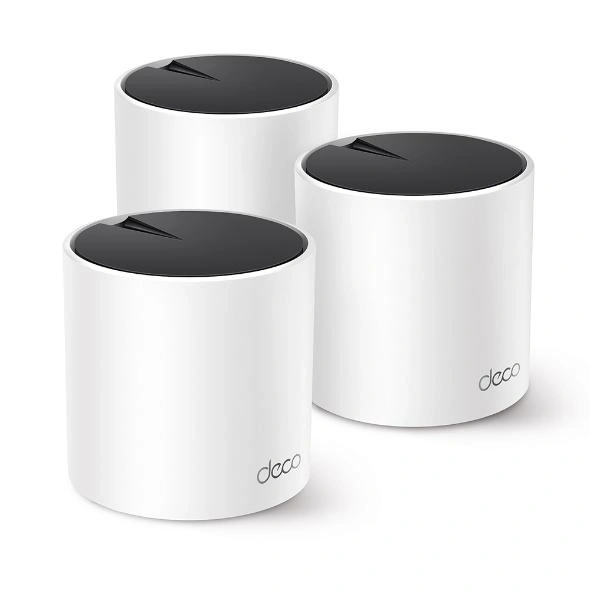 TP-Link DECO X55 (3-Pack) Doble banda (2,4 GHz / 5 GHz) Wi-Fi 6 (802.11ax) Blanco Interno