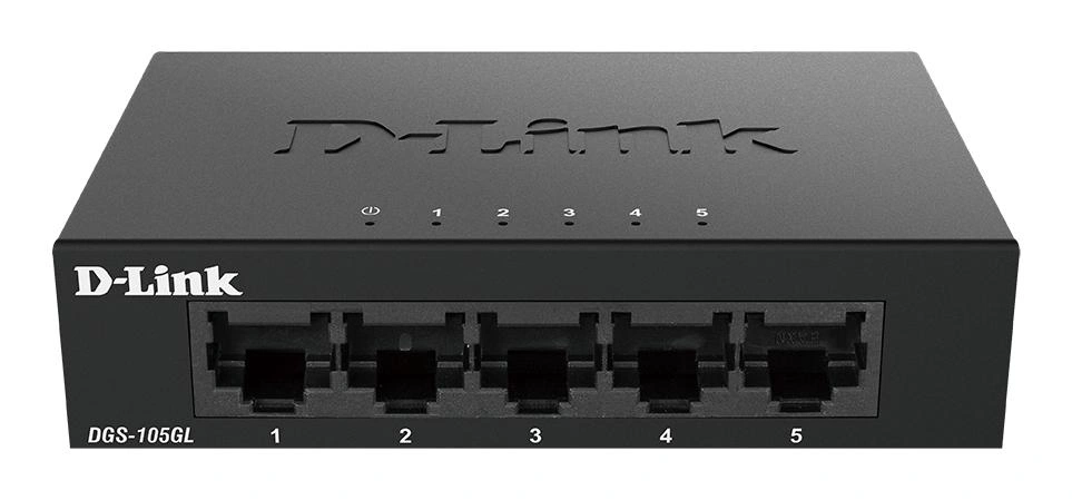 D-Link DGS-105GL switch No administrado Gigabit Ethernet (10/100/1000) Escritorio Negro