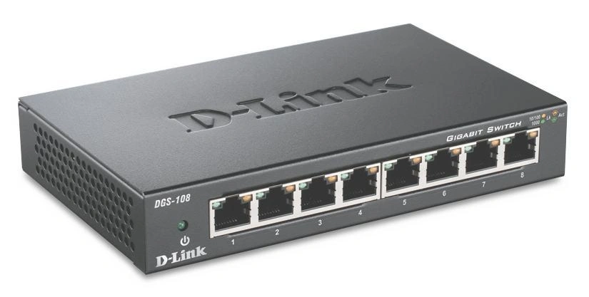 D-Link DGS-108 Negro