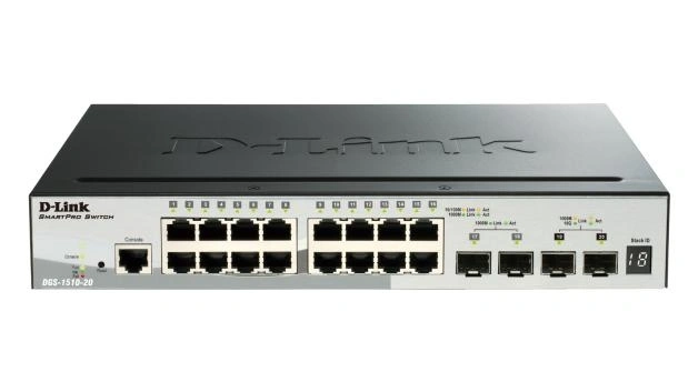 D-Link DGS-1510-52XMP/E - Switch PoE de 48 Puertos Gigabit L2+ (Funcionalidades L3) y 4 Puertos 10G SFP+, VLAN automática para Video vigilancia y telefonía IP, hasta 370 W - Cable de la UE – imagen 2