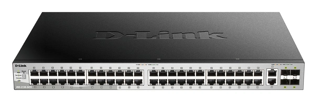 D-Link DGS-3130-54TS/E switch Gestionado L3 Gigabit Ethernet (10/100/1000) Gris