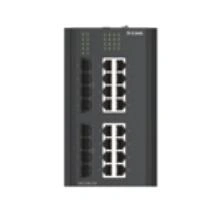 D-Link DIS-310G-24X switch Gestionado L2/L3 Gigabit Ethernet (10/100/1000) DIN rail Negro