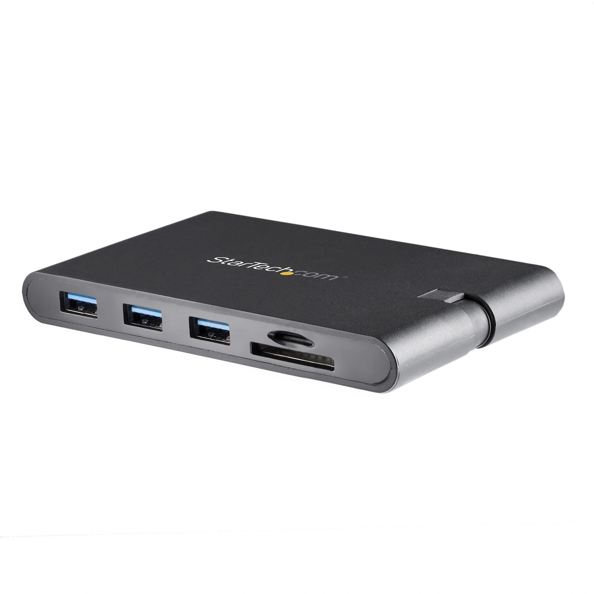 StarTech.com Docking Station USB-C con HDMI y VGA - para Mac y Windows -3x USB 3.0 - SD / micro SD - PD 3.0 - Adaptador USB C a USB 3.0