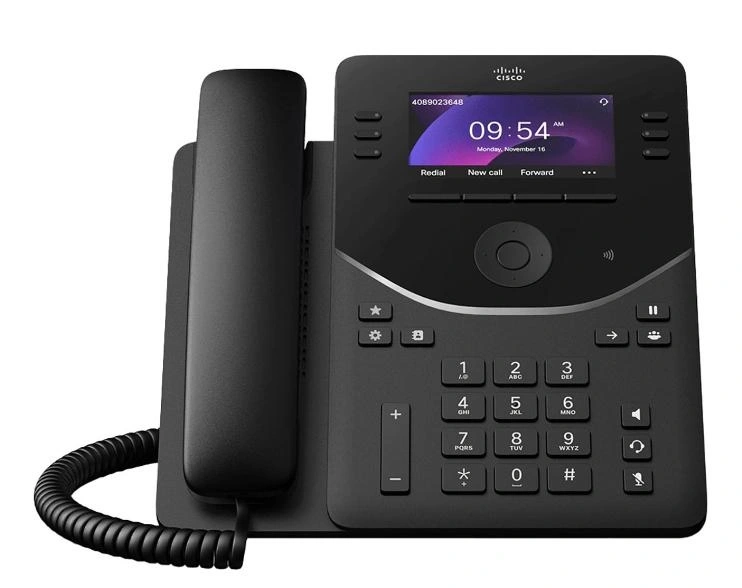 Cisco DP-9851-K9= teléfono IP Negro 6 líneas LCD