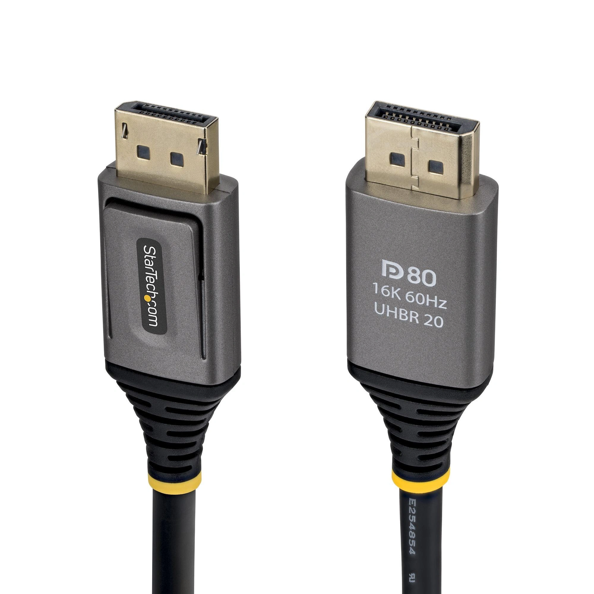 StarTech.com DP21V-1M-DP80-CABLE cable DisplayPort Negro