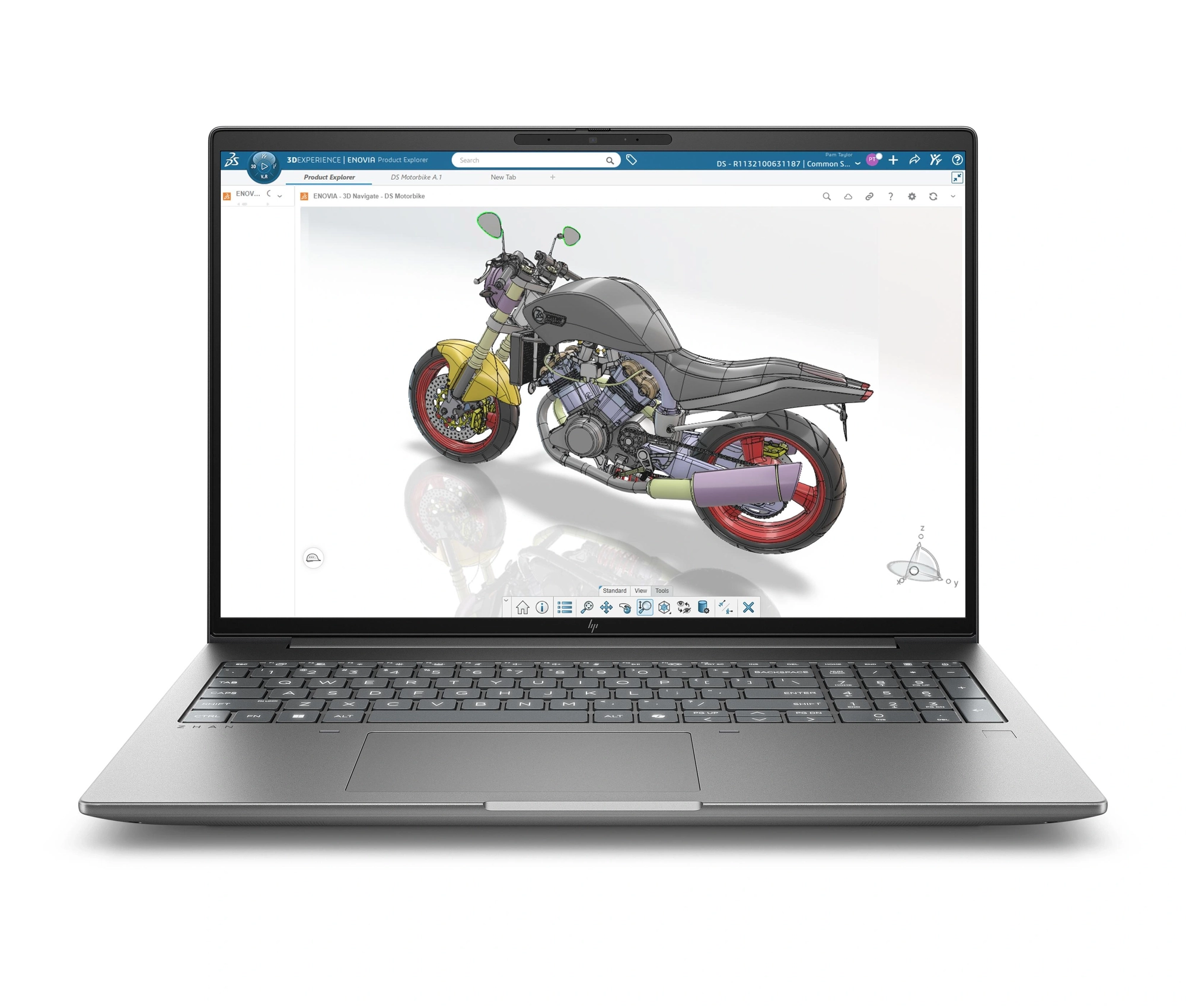 HP DQ0D9ET ordenador portatil Copilot+ PC Intel Core Ultra 7 40,6 cm (16") Pantalla táctil WUXGA 32 GB DDR5-SDRAM 1 TB SSD NVIDIA RTX PRO 2000 Bl