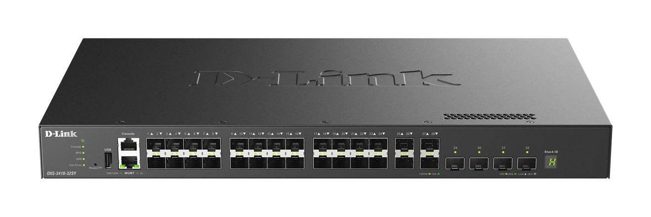 D-Link DXS-3410-32SY switch Gestionado L3 Negro