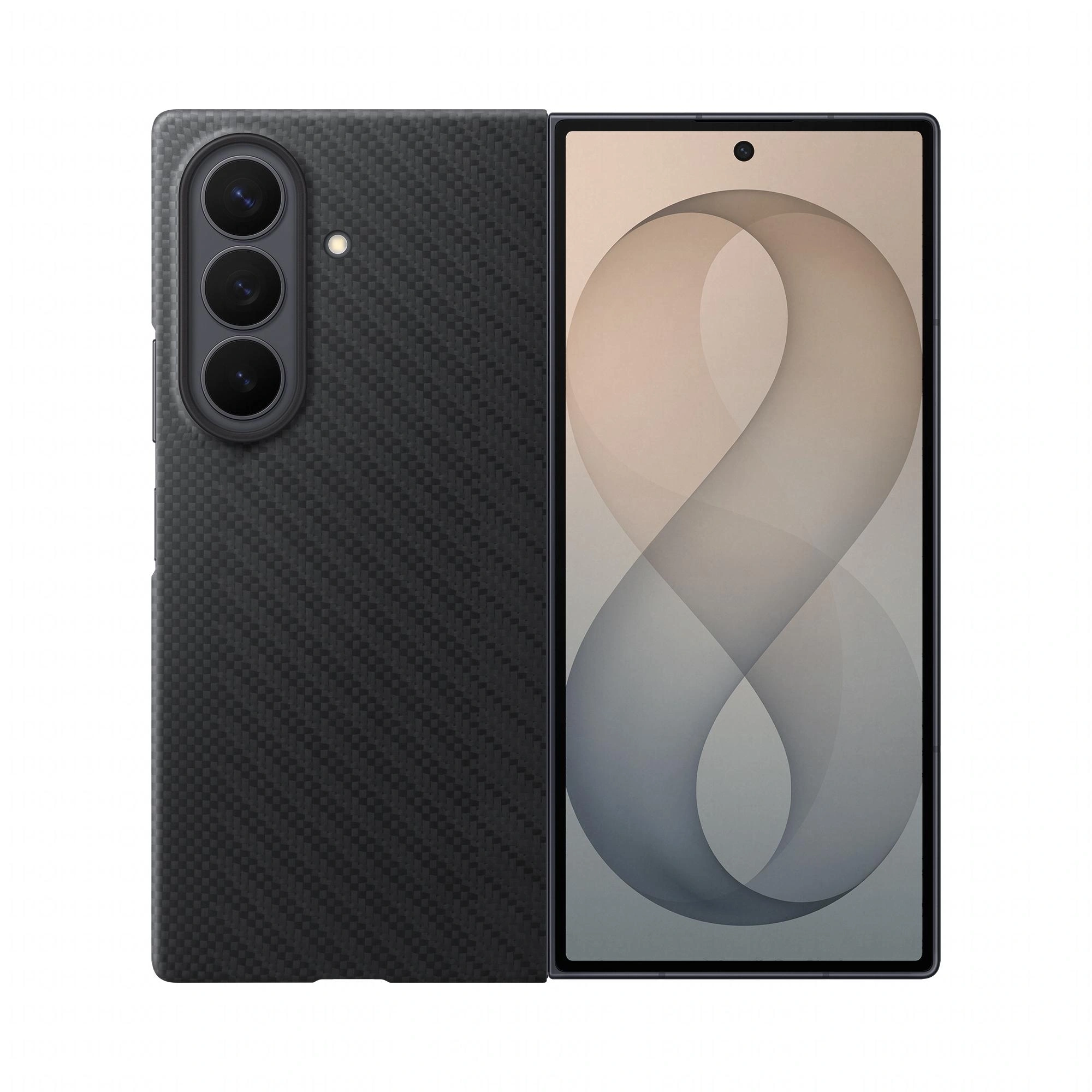 Funda móvil - Samsung, Para Galaxy Z Fold8 Ultra, Carbon Magnet, Negra – imagen 2