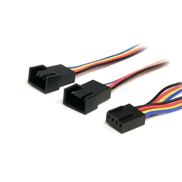 StarTech.com Cable Divisor 0,3m PWM 4 Pines Alimentación Ventilador Fan Placa Base Macho a Hembra